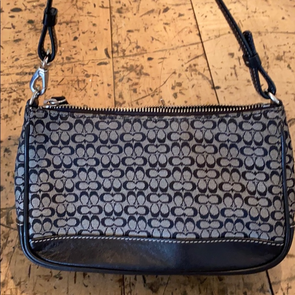 Coach monogrammed purse